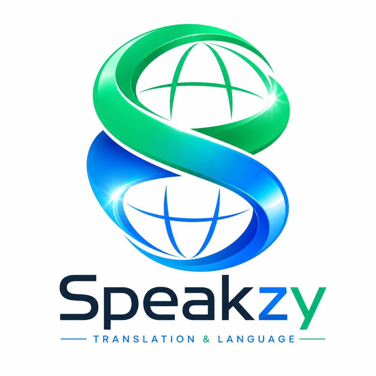 شعار لتعليم اللغات Speakzy