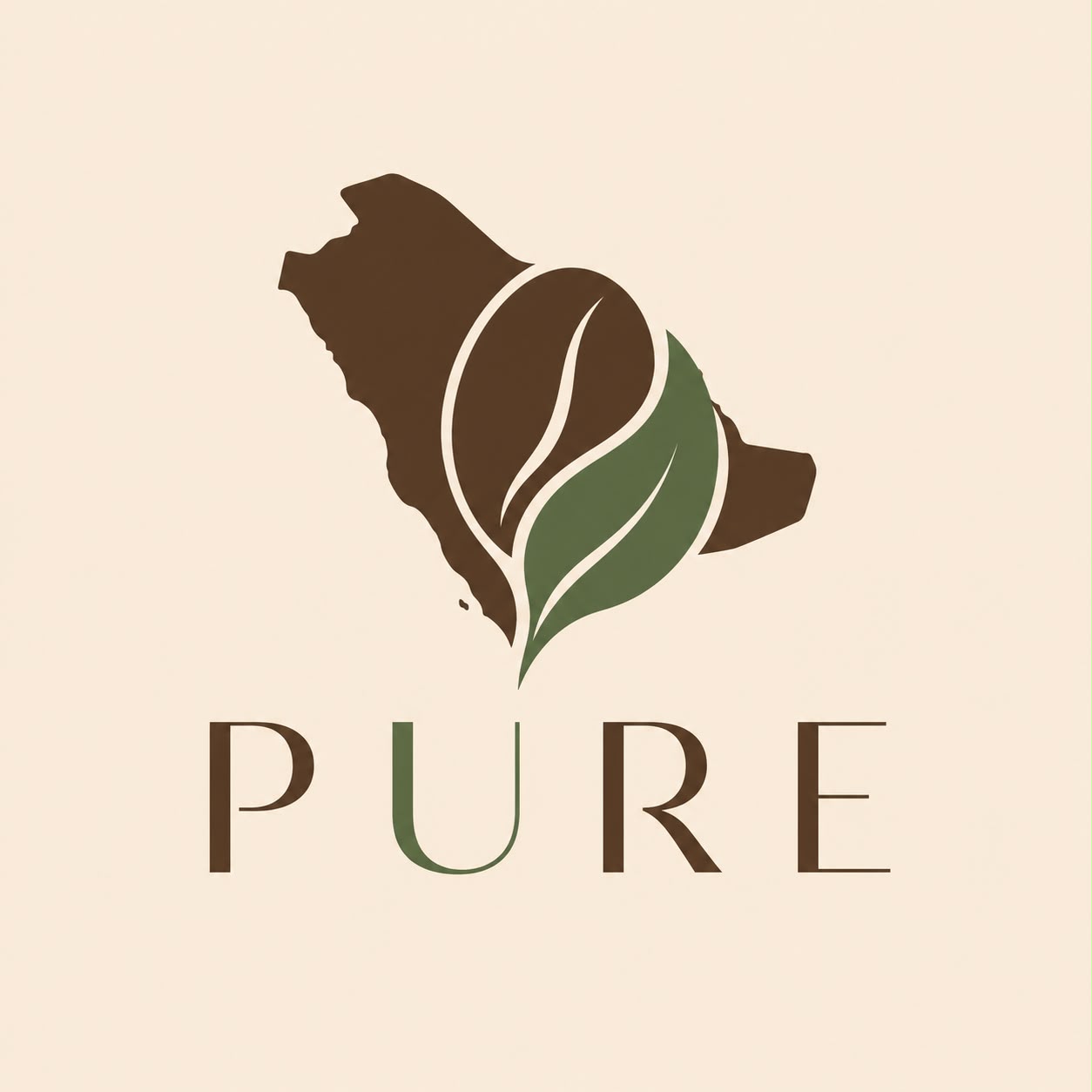 شعار Pure OZ قهوة مختصة