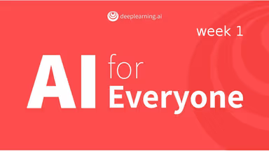 DeepLearning.AI — الذكاء الاصطناعي للجميع