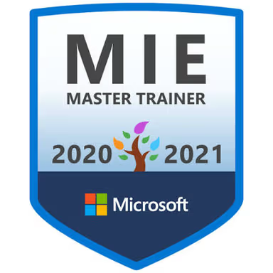Microsoft MIE Master Trainer